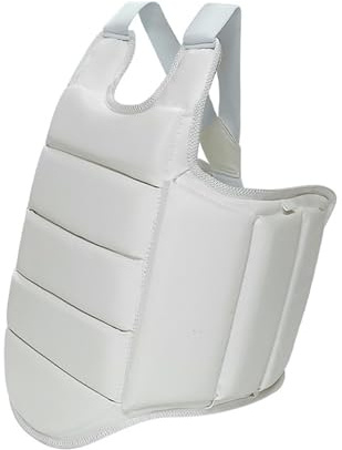 ZEPFJHE Protezione toracica per karate, taekwondo, boxe, muay thai, facile da usare, per uomini e donne, per allenarsi, donne, uomini, facile da usare, per boxe, muay thai