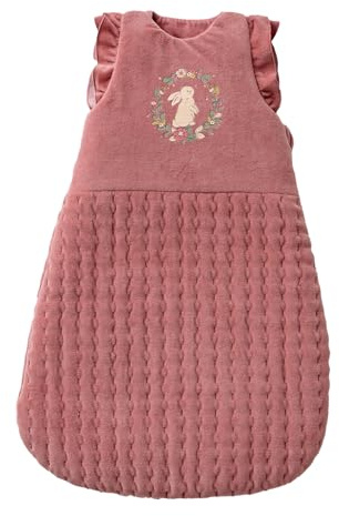 VERTBAUDET Gigoteuse Hiver Manches Longues Amovibles Lapin vieux rose 0/6M