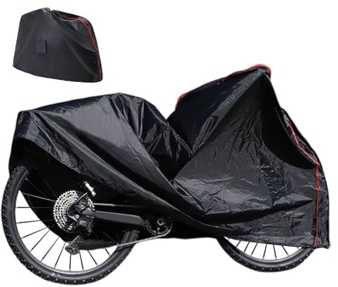 Outdoor-Fahrradabdeckung, strapazierfähig, staubdicht, wasserdicht, für Elektro-Scooter, für Straße, Winter, Langstreckenradfahren, Reisen, Schule, Indoor, Pendeln, Touren, Stadt, Strand, Schmutz