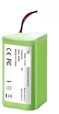 14.4V 2800-5200mAh Li-ion Battery ，Compatible For Conga ，990 1090 Tesvor X500 Ecovacs Deebot N79 N79S DN622 ， RoboVac 11 11S RoboVac 30(2800mah)