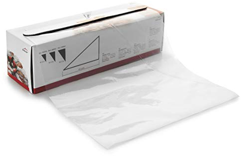 LACOR 68939 Manga Pastelera desechable, Apta para croquetas, Churros, Decorar Tartas, Nata, Crema o Merengue, Diseño Grueso y Resistente, Libre de BPA, Transparente, 40 cm, 100 Unidades
