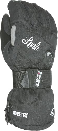 Level Half Pipe Gore-Tex - Snowboard Handschuhe, Thermohandschuhe Winter Herren mit Verstellbarem Riemen und Stulpe, Ski- und Winterhandschuhe Herren Wasserdicht, Atmungsaktiv für Snowboard - 1 Paar
