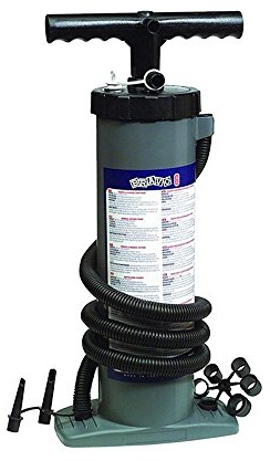 SCOPREGA Handpumpe BRAVO 6 für alle Arten von Schlauchbooten, Schlauchbooten, Schlauchbooten, Luftmatratzen, Kajaks, SUP