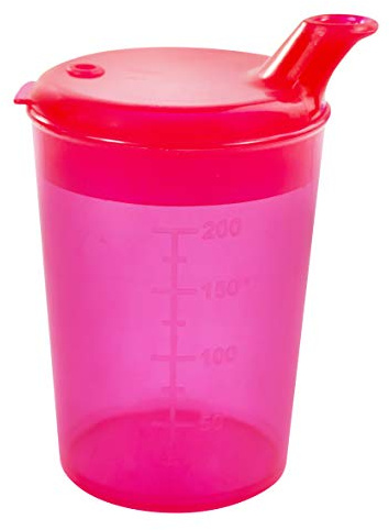 Medi-Inn Lot de 250 gobelets à bec Rouge 8 x 4 mm 250 ml