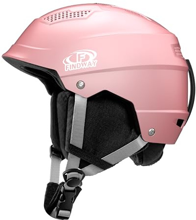 Findway Pro Ski Helmet, Goggle Compatible Snowboard Helmet,[Safety-Certified & Removable Liners] Shockproof and Lightweight Snow Sports Helmet for Men, Women & Youth