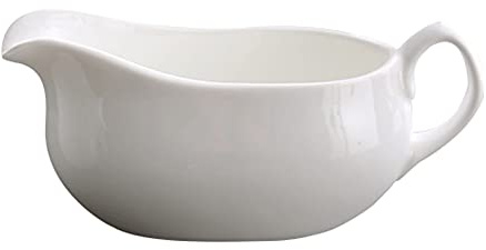 Small Milk jug,Creamer Jug,Churn Jug,3.3Oz/8.4Oz/13OzCeramic Sauce Boat with Handle,Gravy Sauce Boat is Used in Family Kitchens and Restaurants(White) Milk(Size:Large) (Size : M)