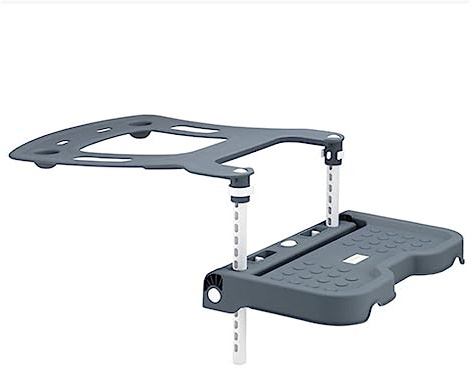 HUAKU Kinder Auto Sicherheit Sitz Fußstütze Faltbare Kinderwagen Fußstütze Einstellbare Befestigung Unterstützung Baby Fuß Pedal Rest Halter Zubehör (Color : Gr�)