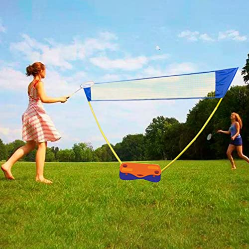 Volleyball-Badminton-Set mit 13-Fuß-Netz für Kinder und Erwachsene, großes Tennisnetzsystem für Auffahrten, Innen- und Außenplätze, stabiles PE-Netz und Teleskopstange