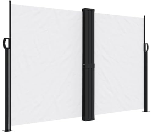 vidaXL Toldo Lateral retráctil Blanco 160x1200 cm