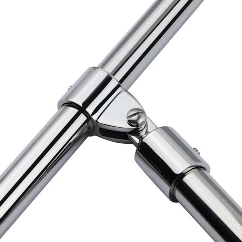 22mm / 25mm 32mm Boot Bimini Top Hardware Fitting 316 Edelstahl Gleitbackenhülse Rohr Externes Auge Endkappe Baldachinrohr(22mm Eye End Cap)