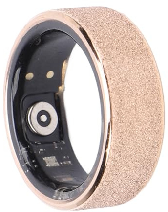 Smart Ring Fitness Tracker, Bluetooth IP68 a Prueba de Agua, Monitoreo de Sueño, Pasos y Salud, Elegantes Anillos Deportivos Inteligentes para Hombres y Mujeres iOS y Android,