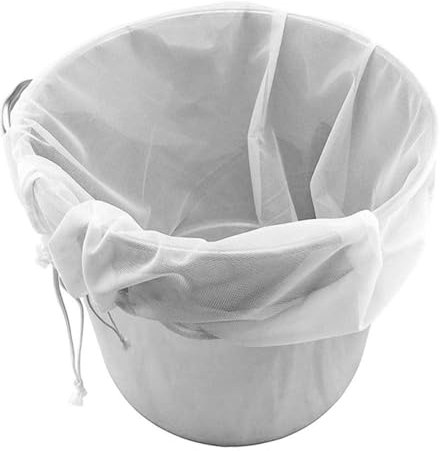 26 inches * 22 inches Drawstring Straining Bag for Straining Home Brew Bag Wine Jam Fruits Nut Milk and Yogurt,Jelly Bag for Jam Making,Reusable