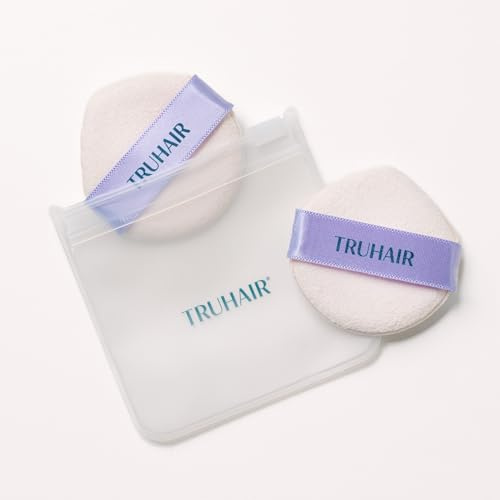 TRUHAIR Dual-Sided Powder Puff Applicator 2 pack
