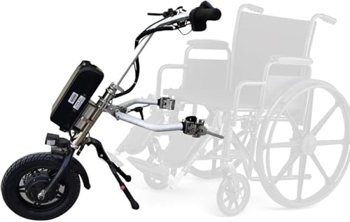 Kit de conversión de silla de ruedas eléctrica con batería de litio de 48 V 16 A, alcance de 65 km y pantalla LCD para una mayor movilidad