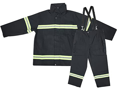 AOWINHIT Brandsäker Anti -värme Reflekterande Arbetsdräkt, Brandhämmande Skyddskläder, Eldarnas Enhetliga Kappor, Lämpliga för Brandbekämpning (Xxl)