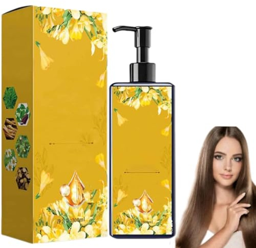 Coloration végétale nourrissante, shampoing longue tenue et naturel, couverture uniforme et naturelle des cheveux blancs pour hommes et femmes (Brun foncé)