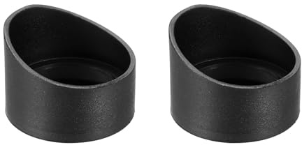 PATIKIL 33-35 mm Okular-Augenmuscheln 2 Stück Gummi-Okularabdeckung Für Stereomikroskop Teleskop Zielfernrohr Schwarz
