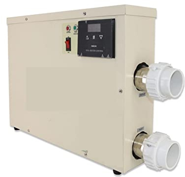 Pool Heater, 5.5kw Electric Digital Water Heater Swimming Pool Constant Temperature Heater Spa SPA Hot Tub Heating Equipment