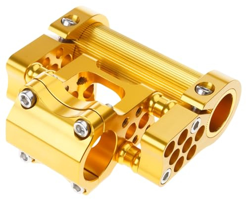 Maigridy 25,4 mm Hohlraum, für Fahrräder, Lenkervorbau, klappbar, porös, verstellbar, doppelte Erhöhungen, einfach zu installieren, Aluminiumlegierung, verstellbare Fahrräder, Doppelschaft