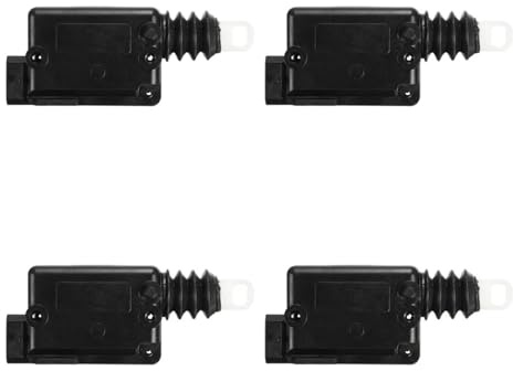 Commande de lave-glace Pour Clio 19 1990-1998 OEM 7702127213 Actionneur De Moteur Verrouillage Central Porte Avant d'essuie-glace au volant(4 pcs)