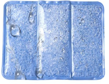 Wisylizv Cuscino freddo pieghevole in gel rinfrescante, cuscino termoregolatore multiuso per , sedersi, casa, lavoro, campeggio, lettura e attività all'aperto con acqua riutilizzabile