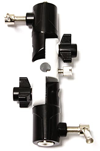 BeMatik - Rótula articulada para sujeción de Paraguas o Reflector y con espitas de 1/4 y 3/8