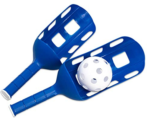 Betzold Sport - Scoop für 2 Spieler/innen, Set mit Schläger & Ball - Rückschlagspiel