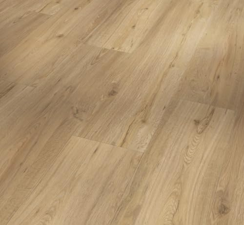 Parador Designboden Vinyl Basic 5.3 Eiche natur Gebürstete Struktur Landhausdiele 4-seitige Fase