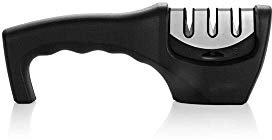 XINGYU Sharpening Equipment, Three-slot Kitchen Knife Sharpener, Safe And Labor-saving, Can Be Used As A Gift, Quality Use (black) (Color : Black)
