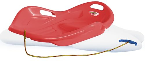 Snow Play Bob Speed 78 cm - Haltegriffe an beiden Seiten, Seil mit Griff zum Ziehen, schlagzäher Kunststoff, ergonomische Sitz-/Liegekuhle