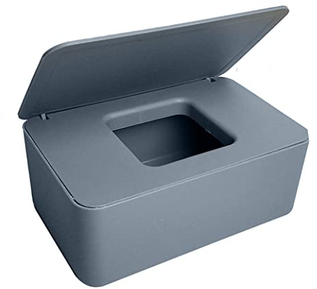 Gcroet våtservetter dispenser låda, våtservetter låda näsduk förvaringsbox fodral med lock torr våt toalettpapper fodral hållare plast servett låda organisering förvaring håll torkdukar fräscha -