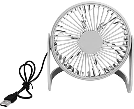 Haofy Mini-Tischventilator, Schlankes Erscheinungsbild, Leiser Kleiner USB-Tischventilator für das Büro Im Freien