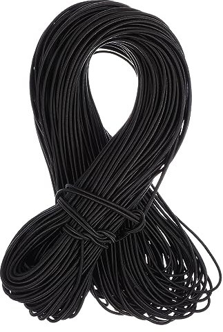 LALAFINA Schnur Gummiband Armreif Elastische Nähkordel Spulenband Nähen Gummibänder Für Stretch-Armband Schwarzes Armband Elastisches Seil Perlenarmband Gesichts- Elastizität Zubehör