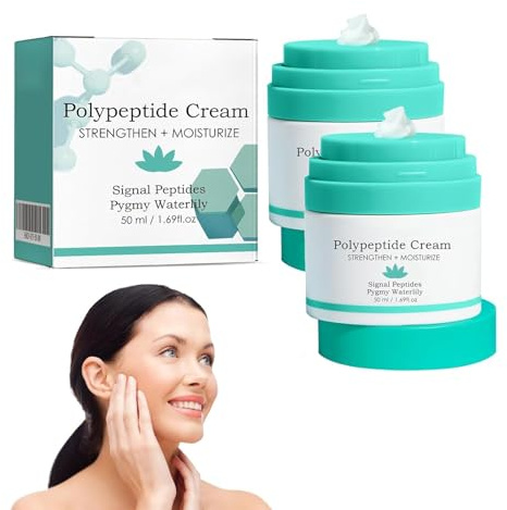 2PC Elephant Lala Retro Whipped Cream, Polypeptid Cream, Replenishing Moisturizer for Skin Protection and Rejuvenation, Elephant Lala Retro Whipped Cream, Push Down Cream Dispenser med pump (A)