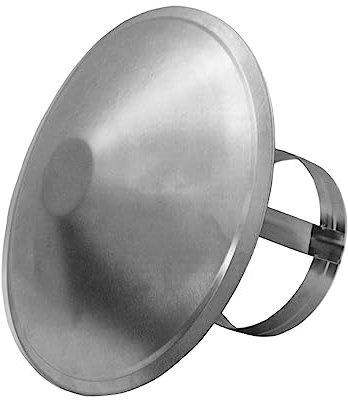 Tapa de chimenea de acero inoxidable, resistente a la intemperie, cubierta de lluvia para tubo de escape, 2,95 pulgadas de diámetro, cubierta de chimenea de exterior, para estufa de leña, chimenea,