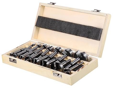 UKCOCO 15pcs Multi-tooth Flat Wing Drill Bit Auger Drill Bits for Woodworking Tool Hole Opener Carpenter Tool Sturdy