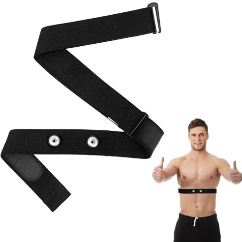 YBEATY Heart Rate Monitor Chest Band Strap Replacement Adjustable Soft Heart Rate Monitor Chest Replacement Strap Waterproof Chests Straps Replacements