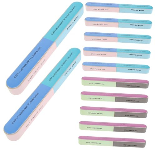 CALLARON 20 St Nagelslipare Nagelglansbuffertblockfiler För Akrylnaglar Sandpapper För Nagelbuffertblock Supper Nagelbuffertblock Glansbuffertblock Poleringsblock Eva