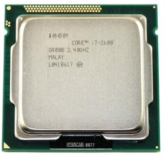 Processeur Core i7 2600 Quad-Core 3,4 GHz LGA 1155