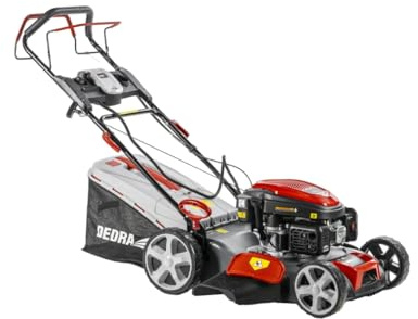 Benzin-Rasenmäher mit Antrieb Garden Dedra -51L2SE, 4,0 kW, Loncin 196cm3, V200, 51cm, Elektrostart, zentrale Schnitthöhenverstellung (25-75 mm), klappbarer Griff