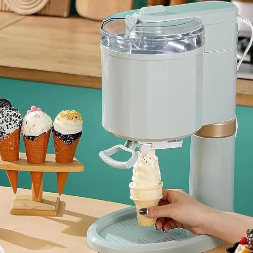 Macchina automatica per gelato morbido, compatta, per uso domestico, ideale per frutta e dolcetti