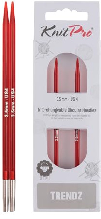 KnitPro Trendz Interchangeable Circular Needles 5 (13cm) | 3,5mm