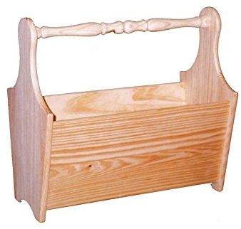 GRECA Revistero de Madera Liso. En Crudo, para Pintar. Medidas (Ancho*Fondo*Alto): 39 * 18 * 36 cm.