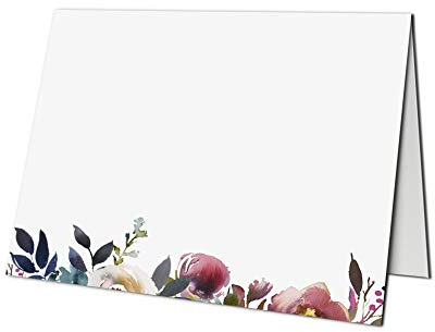 Platzkarten BOHO Hochzeit 50 Stück, Tischkärtchen für die Hochzeitsdeko vintage