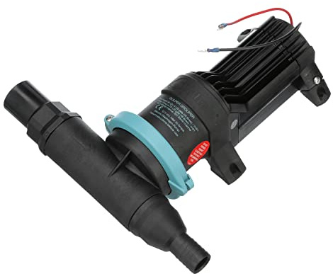 Whale Gulper Grouper MK2 Pump (12V) - Fishbox Discharge Pump. No Filter, No Clogging, No Motor Burn Out - Just Reliable Waste Management BP4672