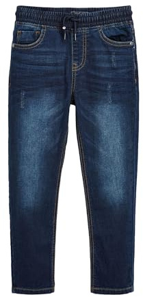 NEXT Garçon Jean Skinny Stretch à Taille élastique Bleu Indigo 3 Ans