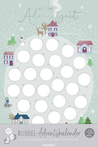 Rubbel-Adventskalender Schöne Adventszeit: Adventskalender