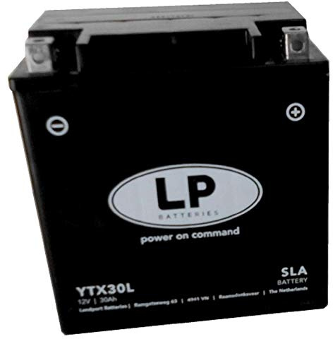 Landport Motorrad u. Quad/ATV Batterie SLA YTX30L 12V 30A CCA 385A DIN83000