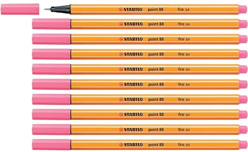 Fineliner - STABILO point 88 - Einzelstift - hellrosa