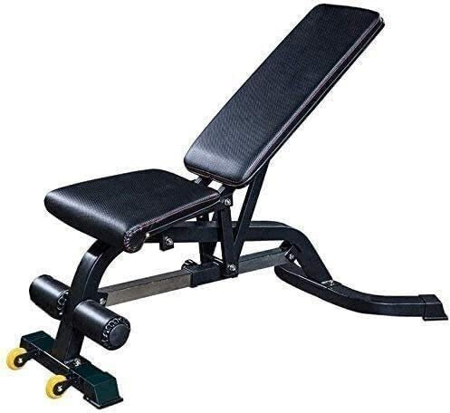 FZYE Verstellbare Hantelbank Kurzhantelbank Faltbare Gewichtheber-Trainingsbank Mehrzweck-Übungsbank/Fitnessbänke/Sit-Up-Board/Sit-Up-Bank für Ganzkörperübungen